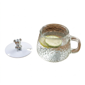 2 Bear lid + cup + spoon set-350ml