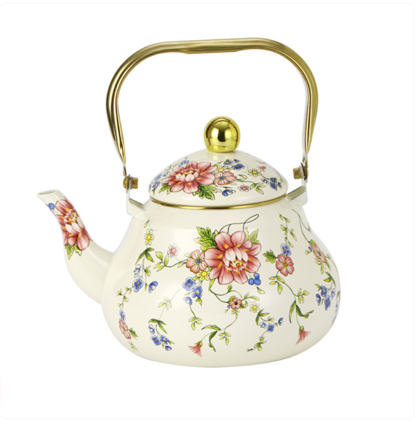 Screenshot 2026-02-02 at 20.08.42 (Rose flower pear / shaped pot with gold handle, Vintage thick enamel enamel pot European enamel teapot ,Rose flower-2.0L