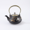 Furnace Boiling Teapot Antique Household Iron Pot Enamel Inner Pot Kettle Japanese-style Cast Iron Teapot Uncoated Tea Set  900ml iron handle