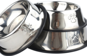 Stainless Steel Dog Bowl Cat Bowl Non-Slip Large Dog Food Bowl Dog Bowl Stainless Steel Pet Bowl,     15cm-Footprint