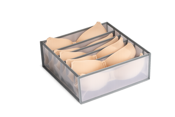 6 lattice chest box (32*32*12)-Grey