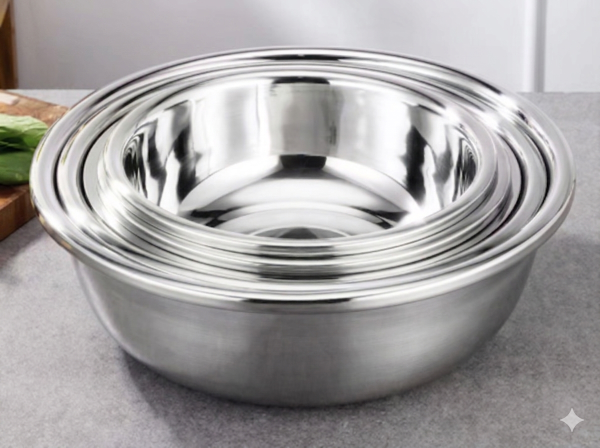 Thickened stainless steel wholesale bucket basin vegetable, 410 stainless steel with magne-36CM [basin]]